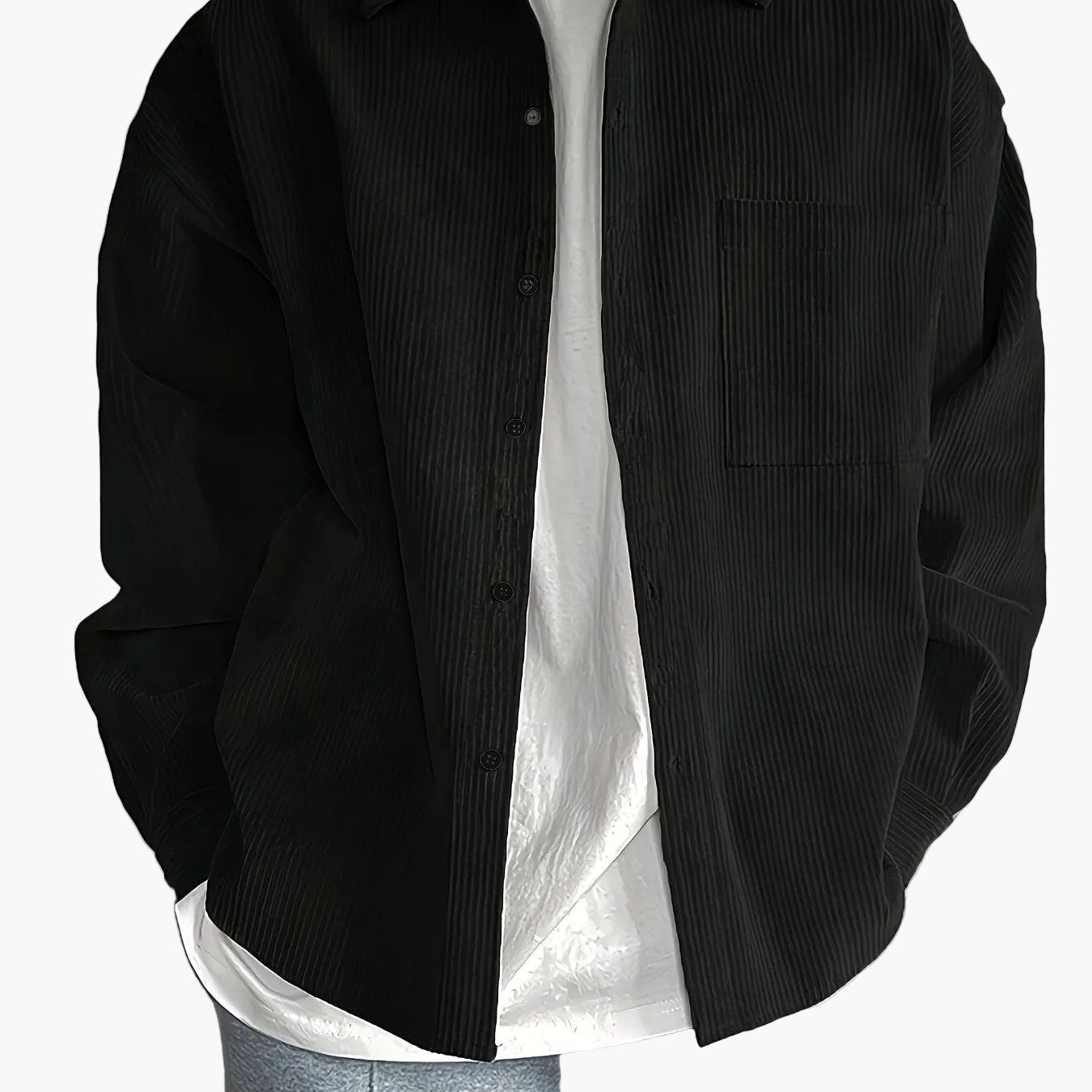 Men's Oversize Casual Jacket – Modern Urban Style for Everyday and Leisure
