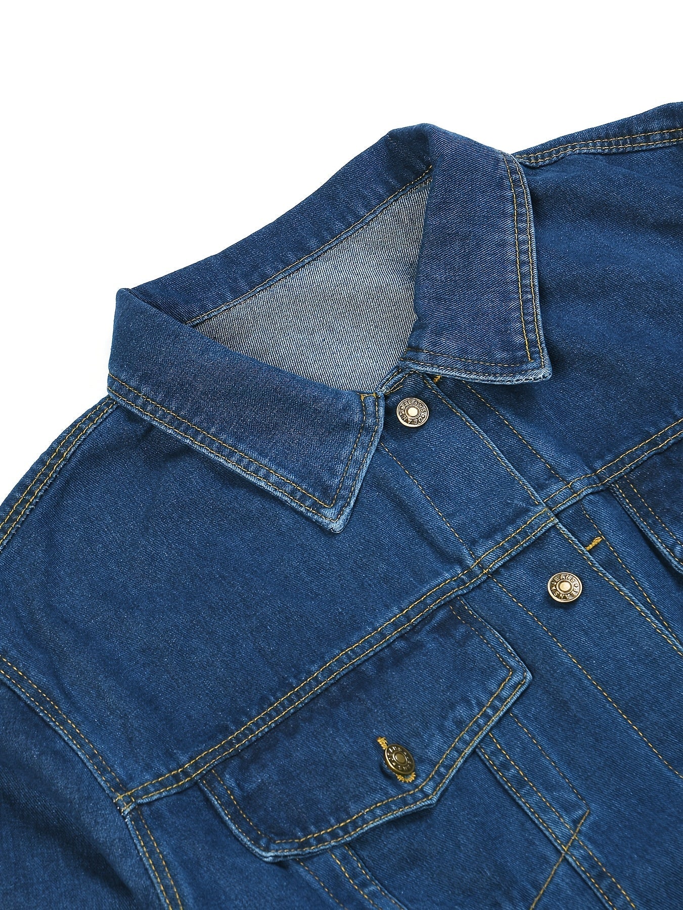 Herren Jeansjacke im klassischen Stil – Freizeitjacke für Alltag und Streetwear