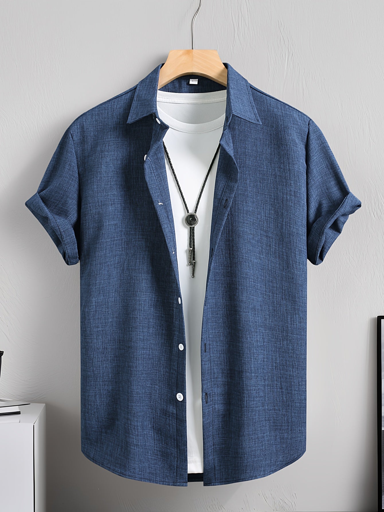 Herren Freizeithemd Kurzarm Modern Streetwear – Stilvolles Sommerhemd für Alltag & Freizeit