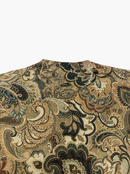 Damen Vintage-Pullover mit Paisley-Muster – Modischer Alltagsbegleiter