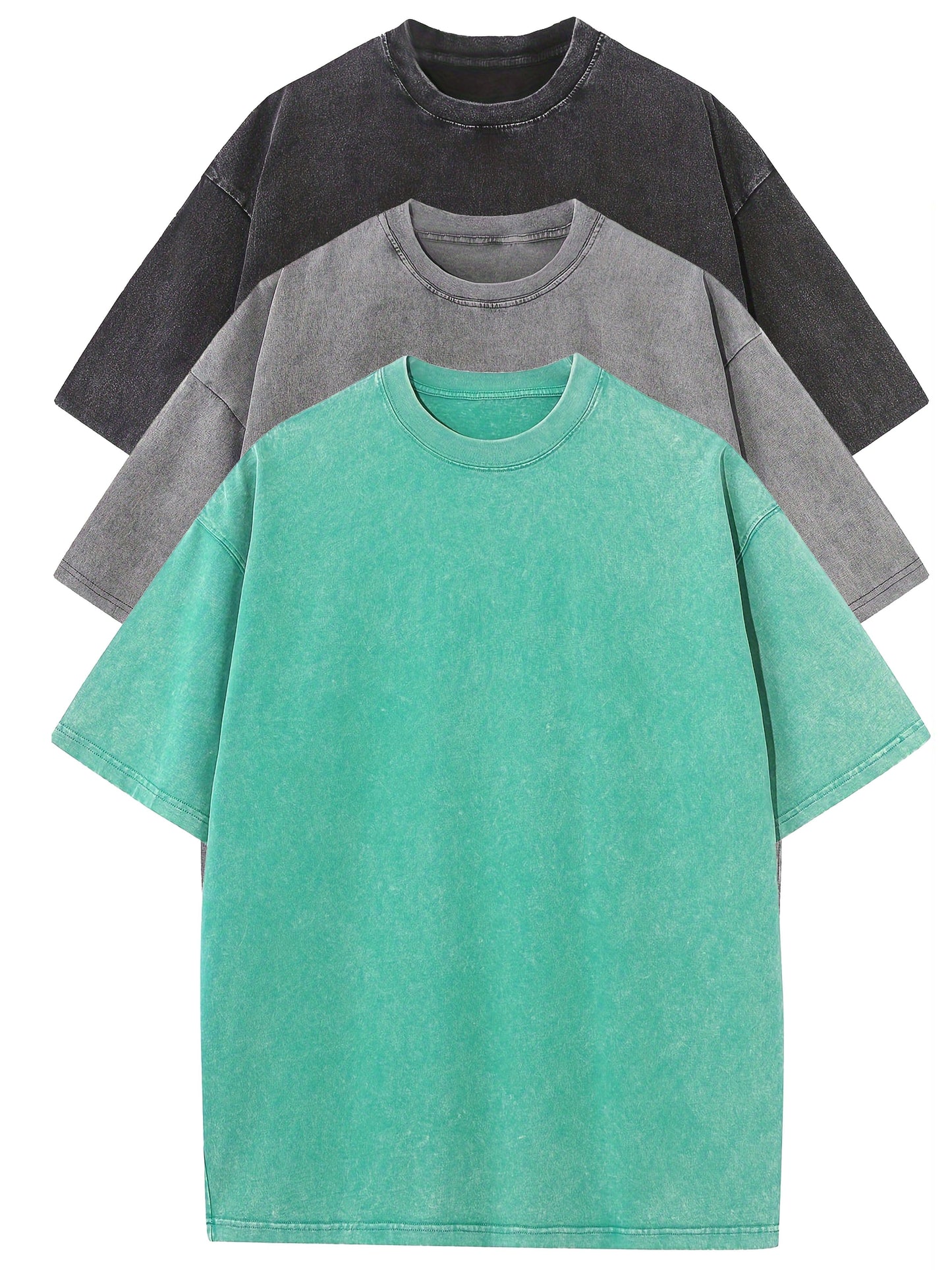 Herren Oversize T-Shirt 3er Pack – Trendiges Streetwear Basic für Freizeit & Alltag
