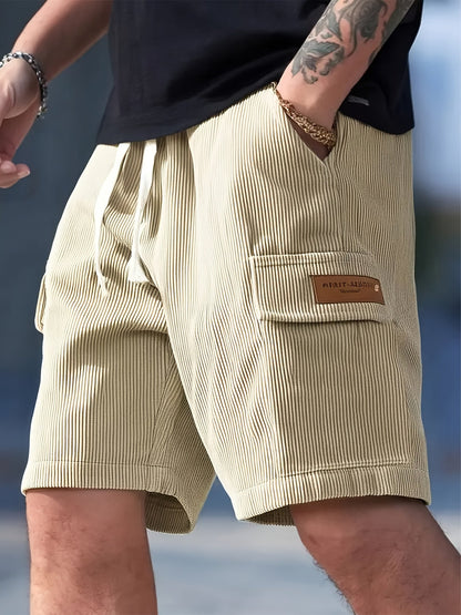 Men's Casual Shorts with Drawstring and Side Pocket – Modern Summer Bermudas for Everyday and Vacation