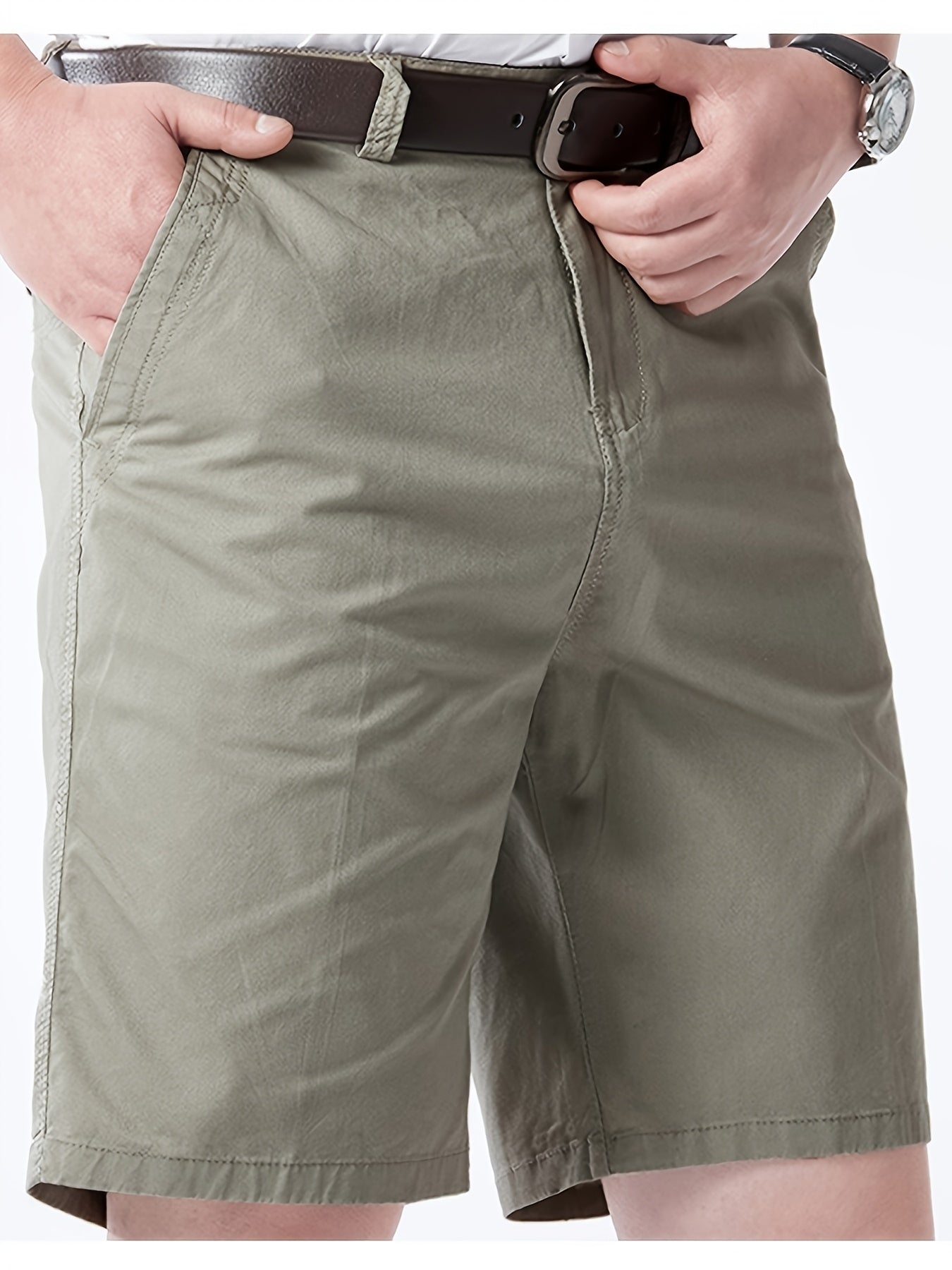 Herren Klassische Casual Shorts – Bequemer Regular Fit für Alltag und Freizeit