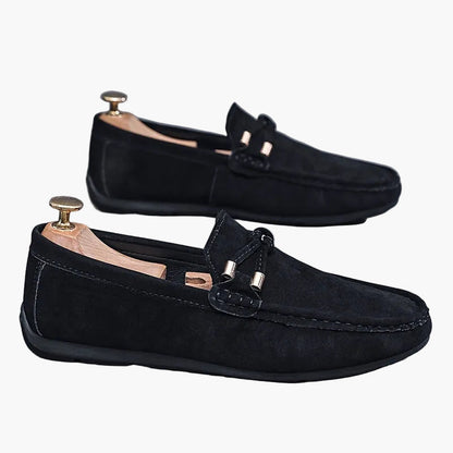 Men's Moccasins Slip-On Loafers Elegant Casual Street Shoes