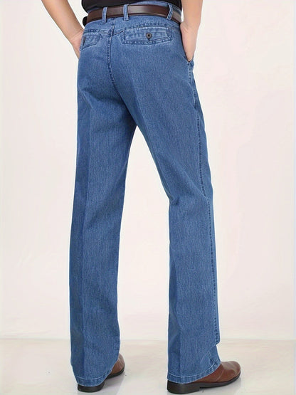 Men's Straight Cut Casual Pants – Classic & Versatile for Everyday and Business