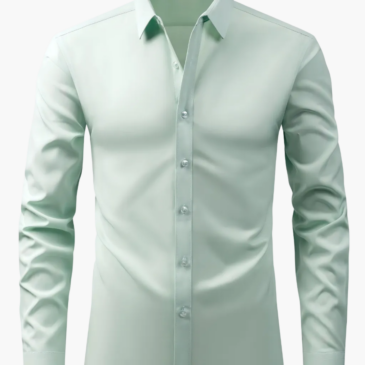 Men's Business-Casual Shirt Slim Fit Long Sleeve Modern Style