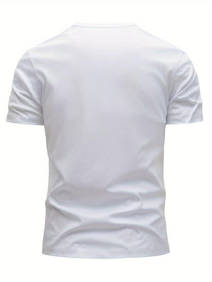 Men's T-shirt with minimalist "whatever" print, casual style, modern design, for everyday wear and leisure