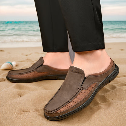 Men's Slip-On Loafer Moccasin Style – Elegant Casual Shoes for a Relaxed Summer Outfit
