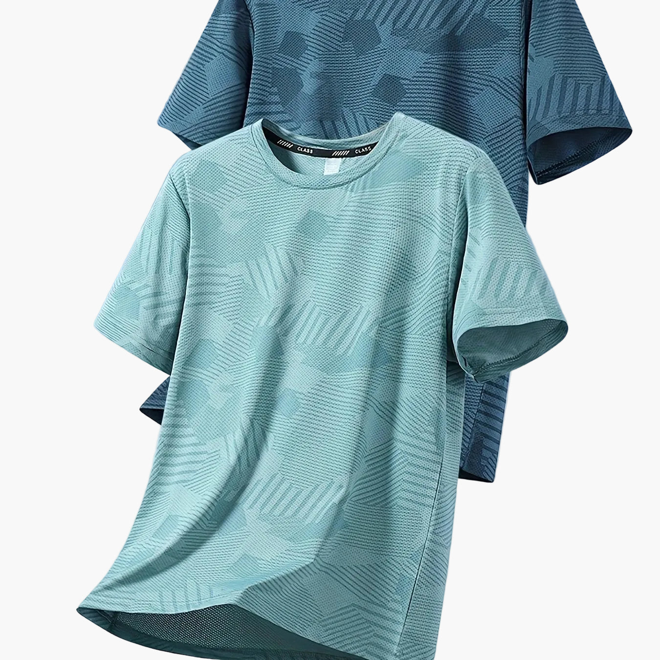 Herren Freizeit T-Shirt Set – Atmungsaktive Sommer Oberteile im tropischen Stil, ideal für Alltag und Sport