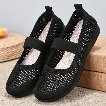 Alison – Breathable Women's Shoes with Woven Design