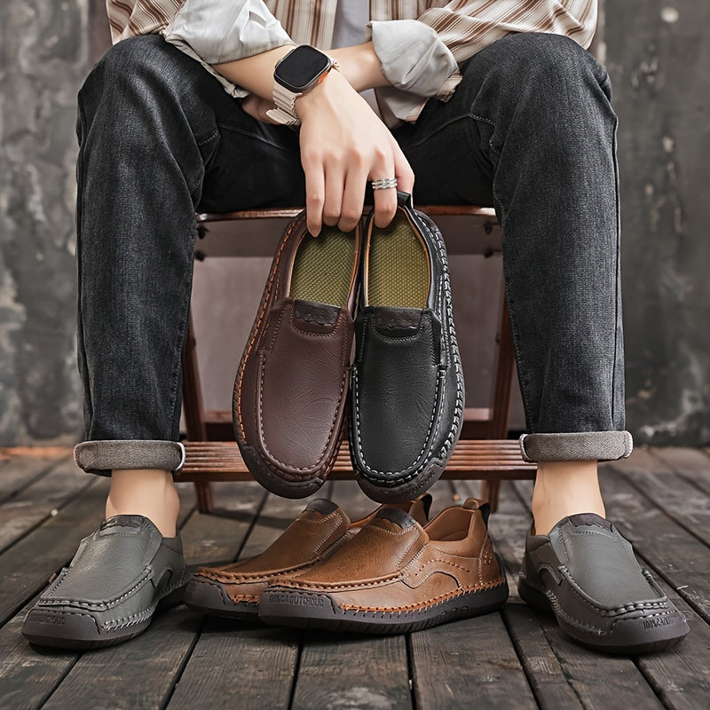 Herren Slip-On Freizeitschuhe – Bequeme Alltagsschuhe im Casual-Look