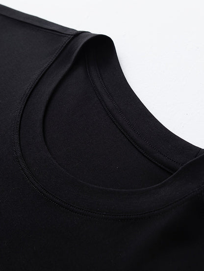 Men's T-shirt with minimalist "whatever" print, casual style, modern design, for everyday wear and leisure