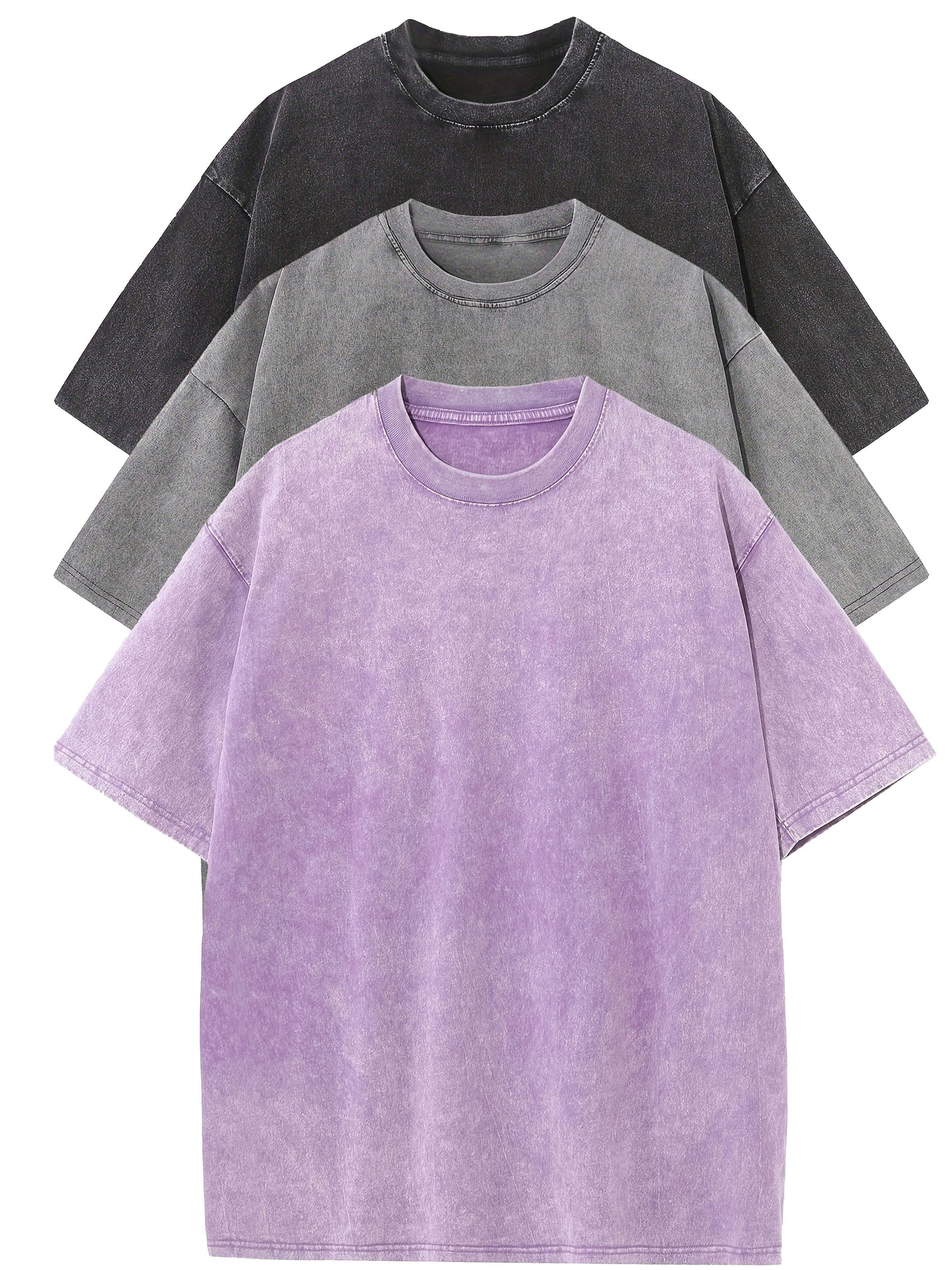 Herren Oversize T-Shirt 3er Pack – Trendiges Streetwear Basic für Freizeit & Alltag