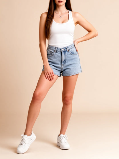 Women's Basic Tank Top for Sports and Leisure – Modern Sleeveless Top