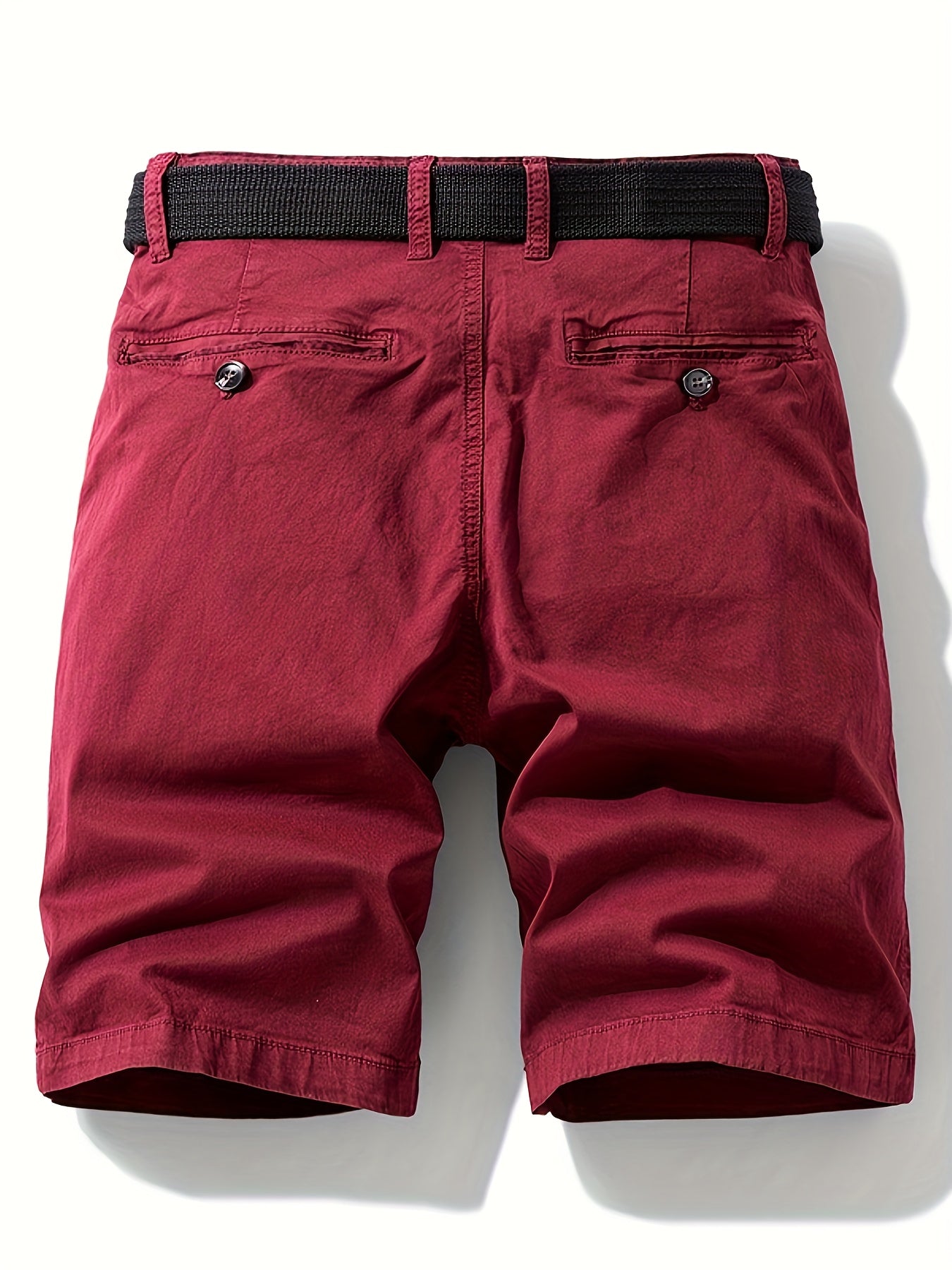Men's Casual Bermuda Shorts with Belt – Perfect for Leisure and Vacation