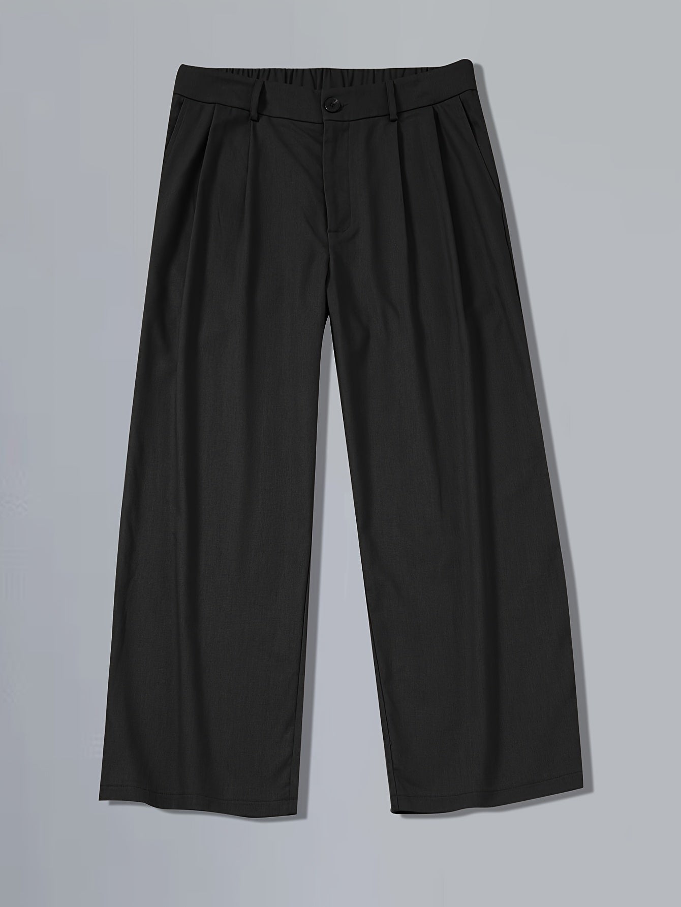 Men's Wide Pleated Trousers – Elegant Vintage Style for Everyday and Leisure Wear
