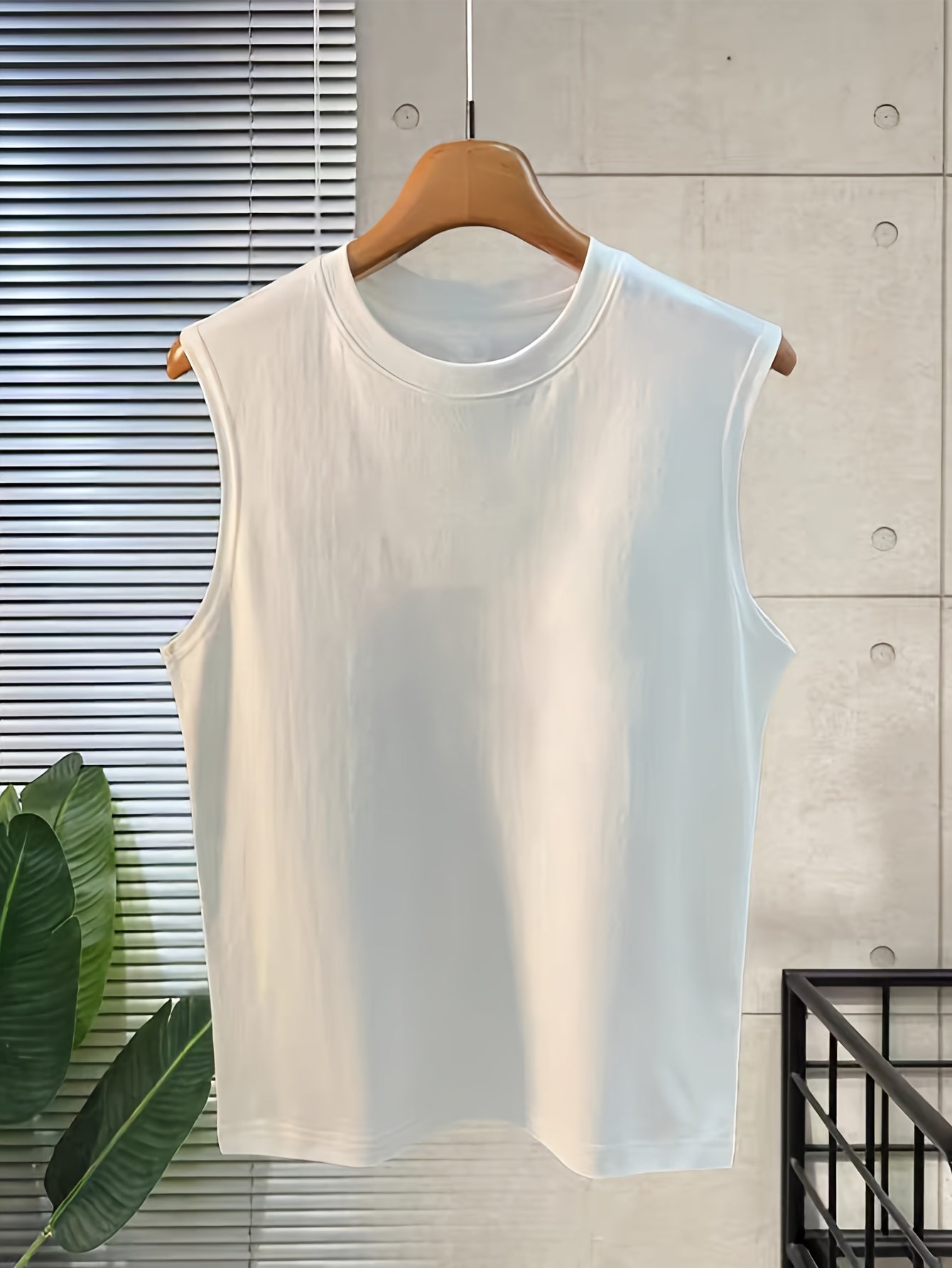 Men's Loose Sleeveless Casual Summer Top – Crew Neck, Ideal for Sports & Everyday Wear