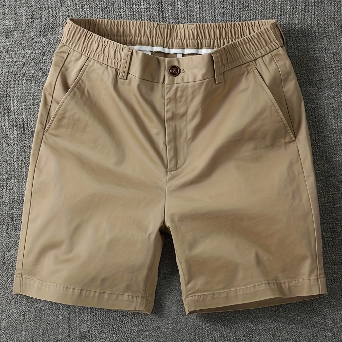 Herren Freizeitshorts mit elastischem Bund und klassischem Schnitt – Perfekt für Alltag und Urlaub