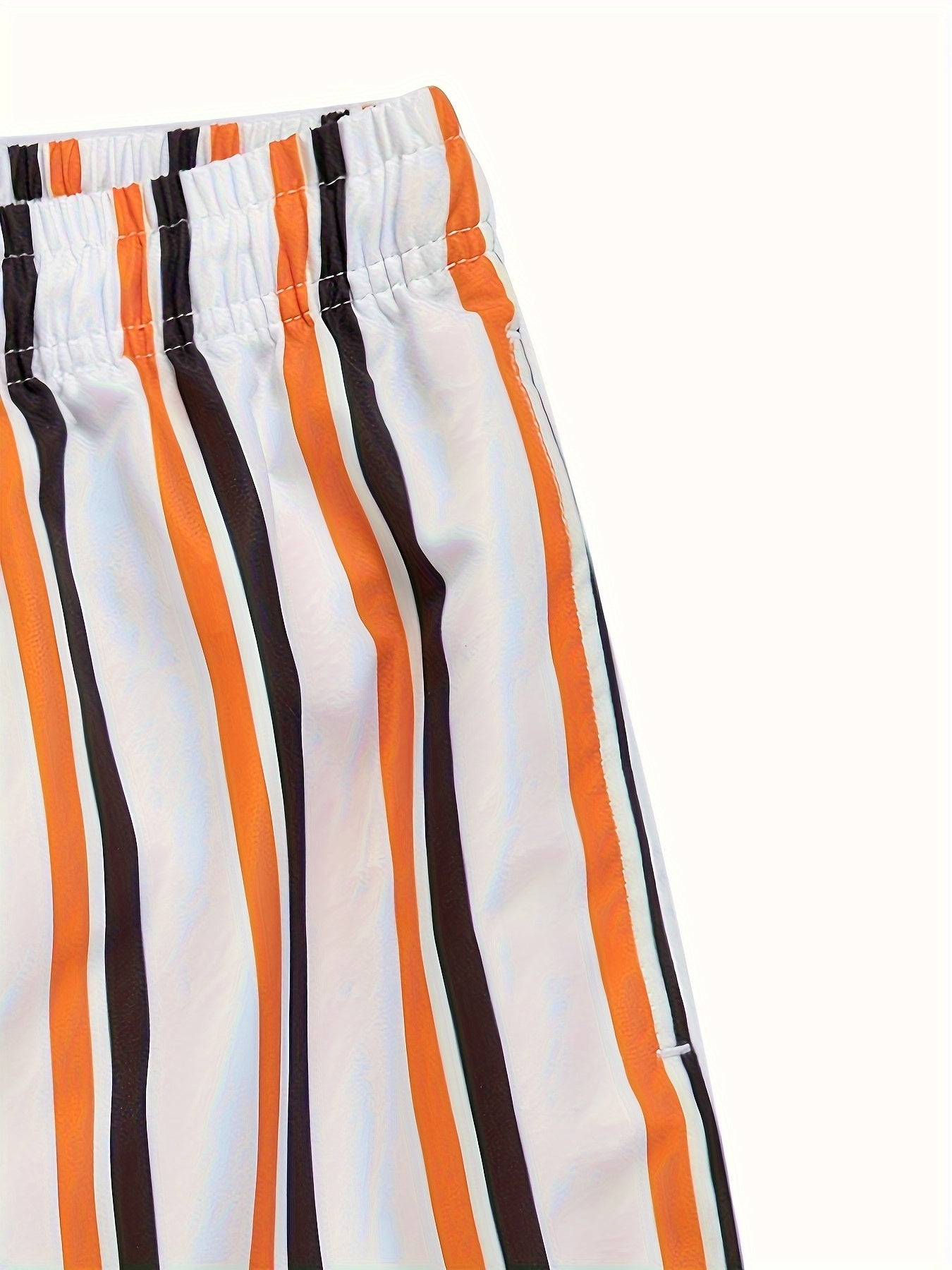Herren Badeshorts mit gestreiftem Design – Lässige Schwimmshorts für Strand und Pool