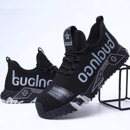 Men's Work Sneakers Safety Shoe Sporty Style for Work and Leisure