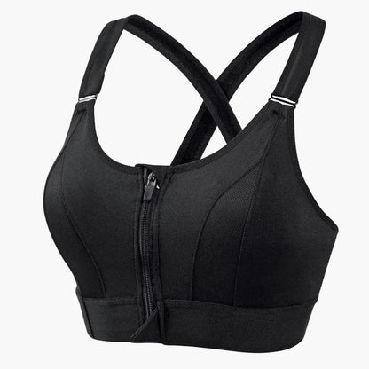 Damen Sport-BH mit Frontreißverschluss – Starker Halt & Komfort für Fitness, Yoga & Alltag