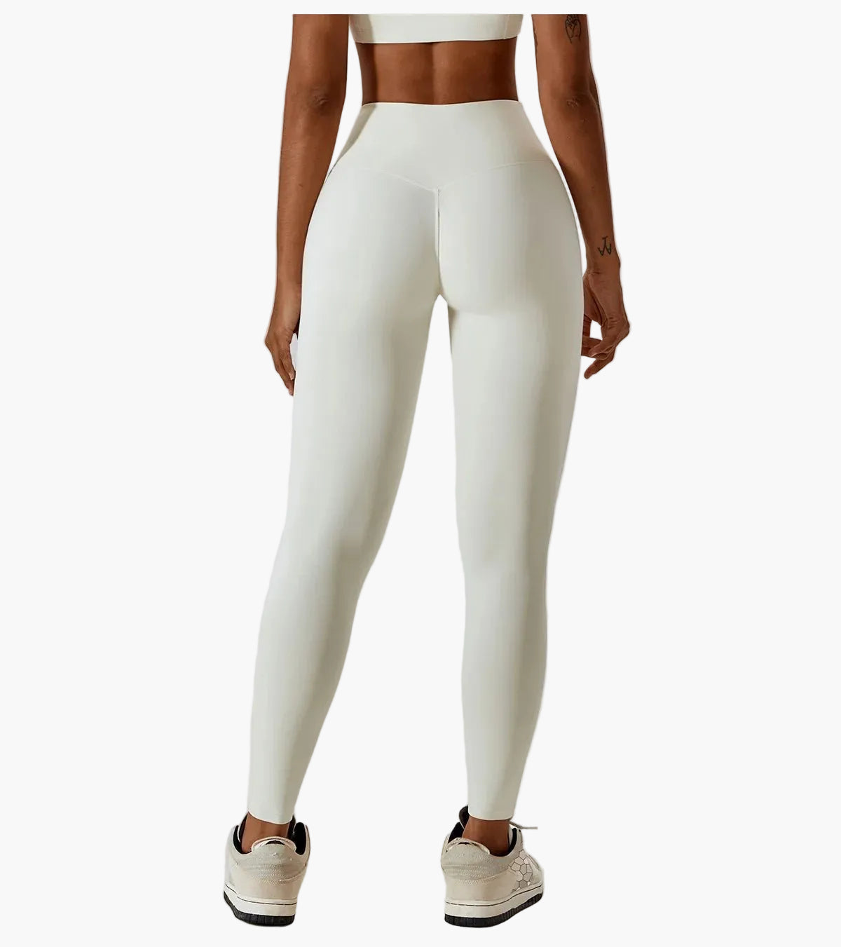 Women's 2-piece High Waist Sport Leggings & Top Set – Contemporary Exercise and Yoga Outfit