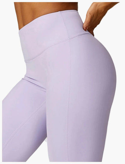 Women's 2-piece High Waist Sport Leggings & Top Set – Contemporary Exercise and Yoga Outfit