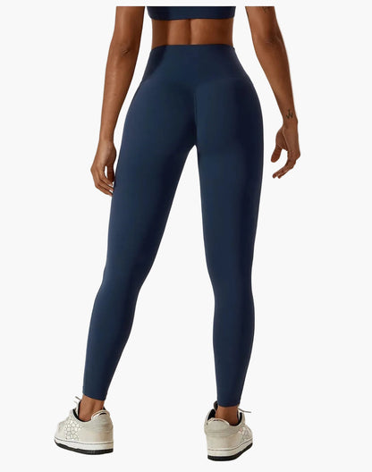 Women's 2-piece High Waist Sport Leggings & Top Set – Contemporary Exercise and Yoga Outfit