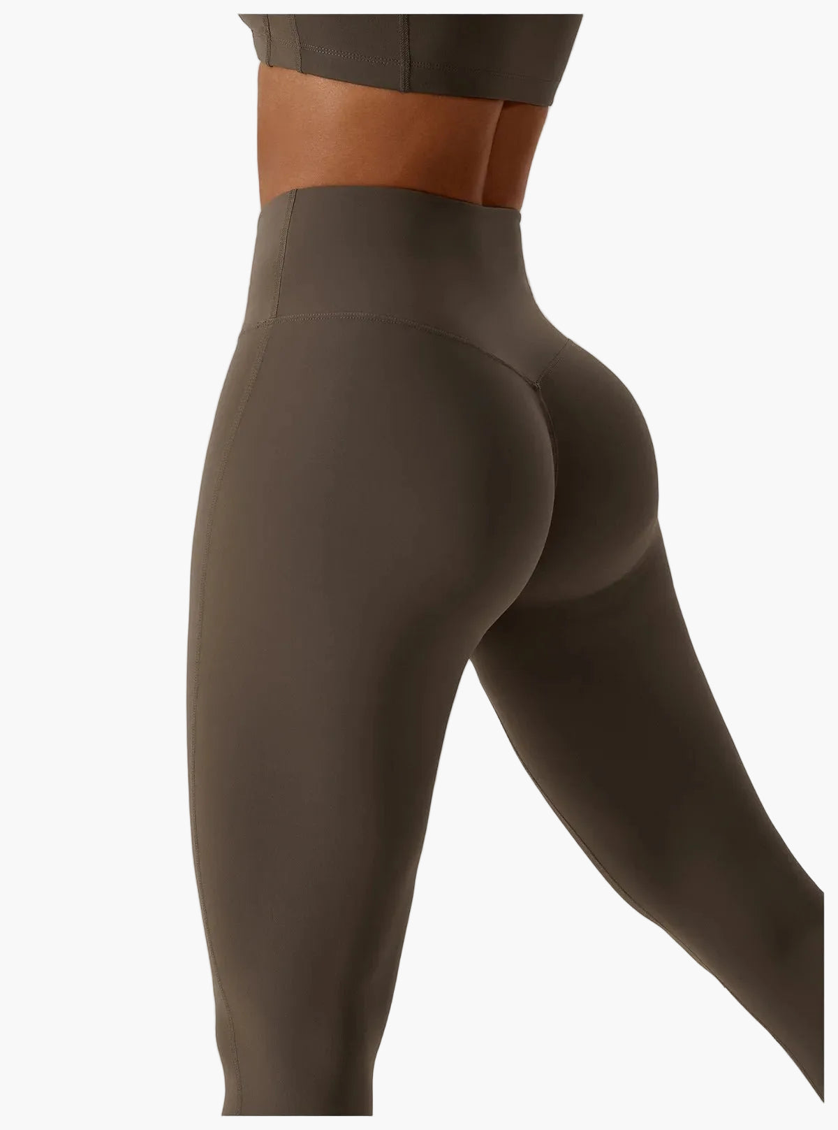 Women's 2-piece High Waist Sport Leggings & Top Set – Contemporary Exercise and Yoga Outfit