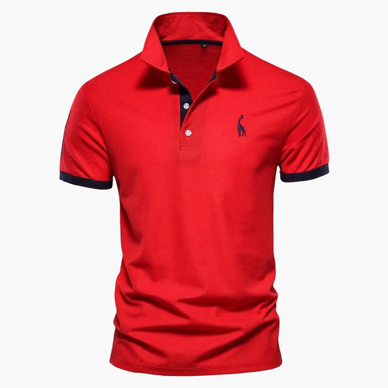 Men's Polo Shirt – Modern Casual and Work Polo Shirt with Sporty Accent