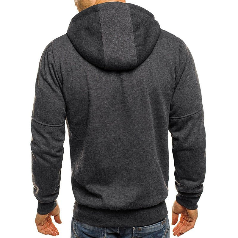 Men's zip-up hoodie – sporty casual hoodie for everyday & training