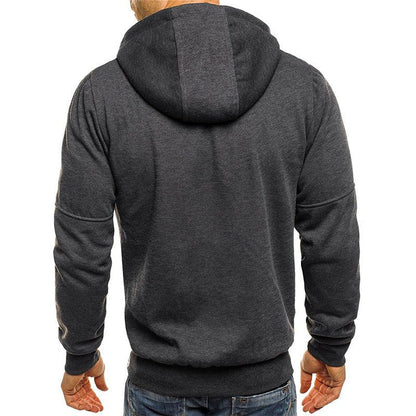 Men's zip-up hoodie – sporty casual hoodie for everyday & training