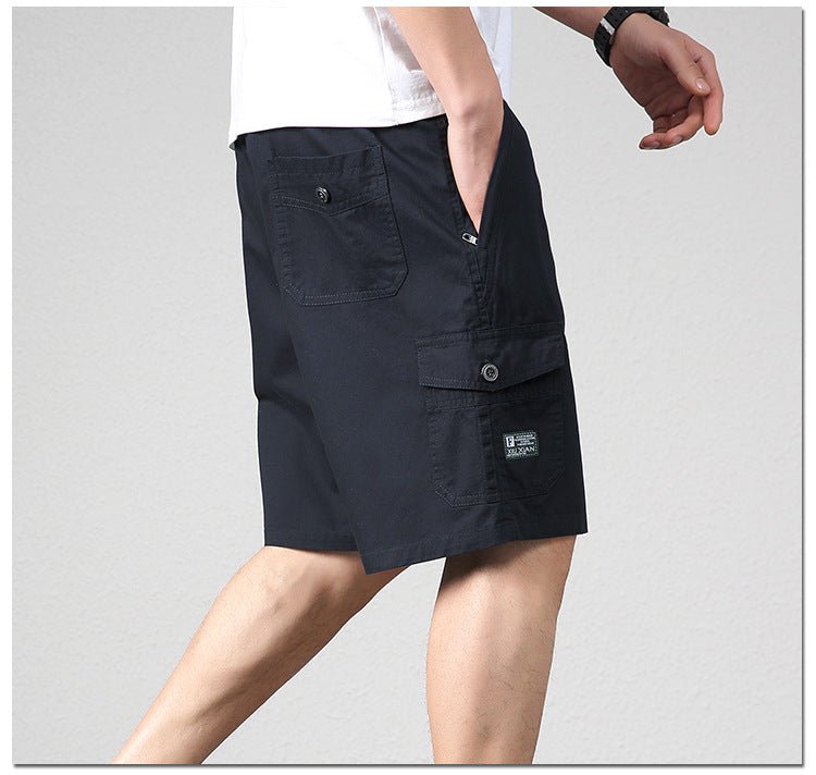 Herren Cargo Shorts Freizeit Sommer – Lässige kurze Hose mit Seitentasche für Strand & Urlaub