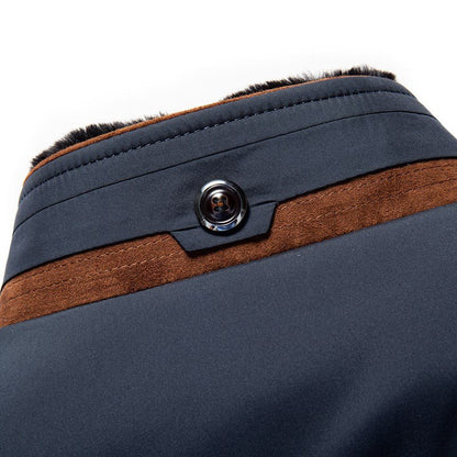 Herren Steppjacke im eleganten Business-Stil – Perfekt für Alltag und Büro