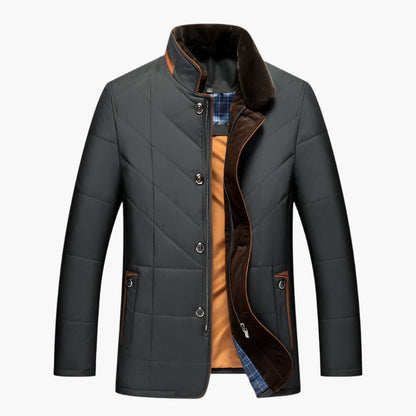 Herren Steppjacke im eleganten Business-Stil – Perfekt für Alltag und Büro