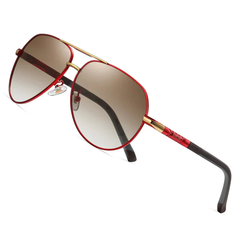 Handsome Dans Herren Sonnenbrille – Aviator Stil, Polarisierend, Verspiegelt – Modisch für Alltag und Sport