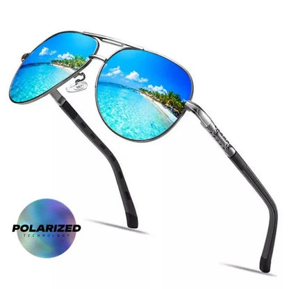 Handsome Dans Herren Sonnenbrille – Aviator Stil, Polarisierend, Verspiegelt – Modisch für Alltag und Sport