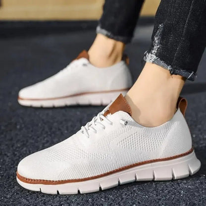 Herren Sneaker Sportlich Low-Top Komfortschuh für Alltag und Freizeit