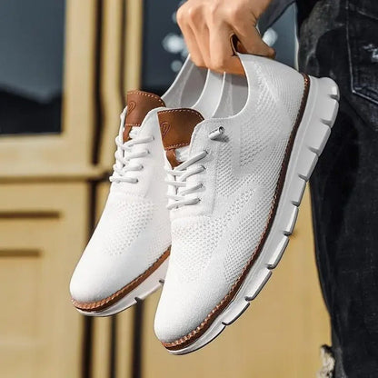 Herren Sneaker Sportlich Low-Top Komfortschuh für Alltag und Freizeit