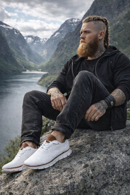 Herren Sneaker Sportlich Low-Top Komfortschuh für Alltag und Freizeit