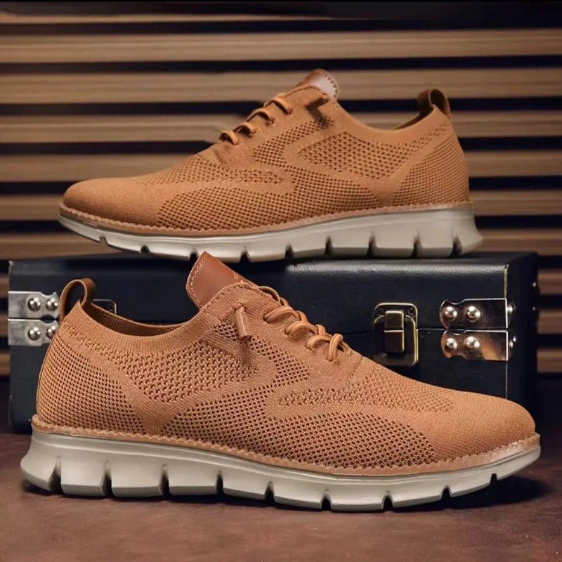 Herren Sneaker Sportlich Low-Top Komfortschuh für Alltag und Freizeit