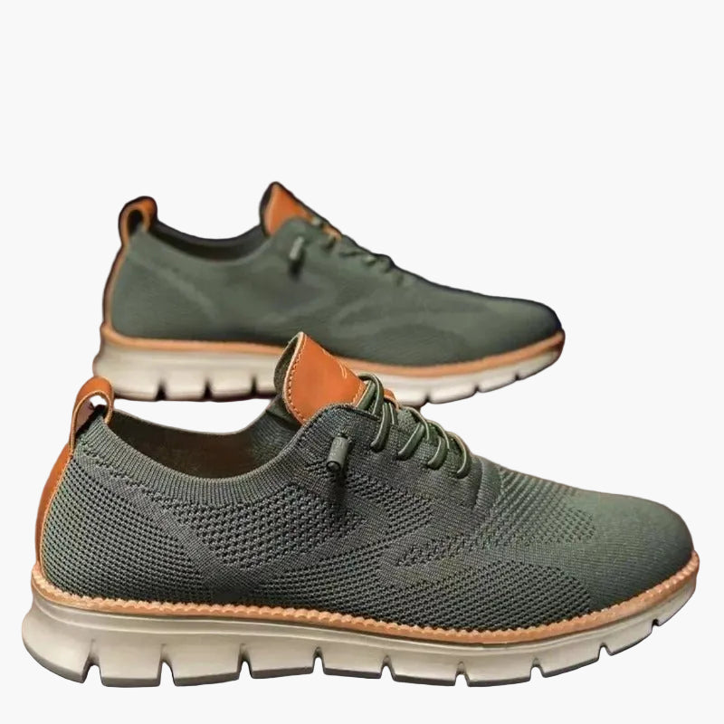 Herren Sneaker Sportlich Low-Top Komfortschuh für Alltag und Freizeit