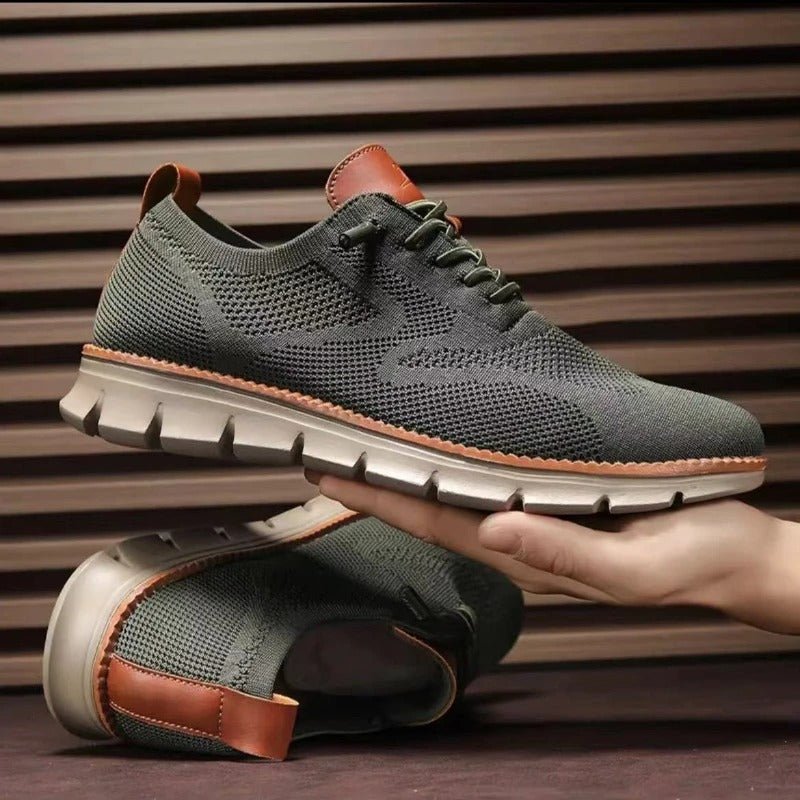 Herren Sneaker Sportlich Low-Top Komfortschuh für Alltag und Freizeit