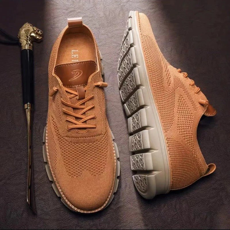 Herren Sneaker Sportlich Low-Top Komfortschuh für Alltag und Freizeit