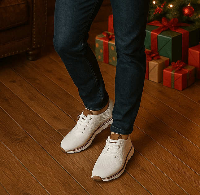 Herren Sneaker Sportlich Low-Top Komfortschuh für Alltag und Freizeit