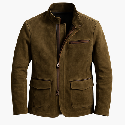 Men's Utility Jacket Modern Urban Style Transitional Jacket Casual