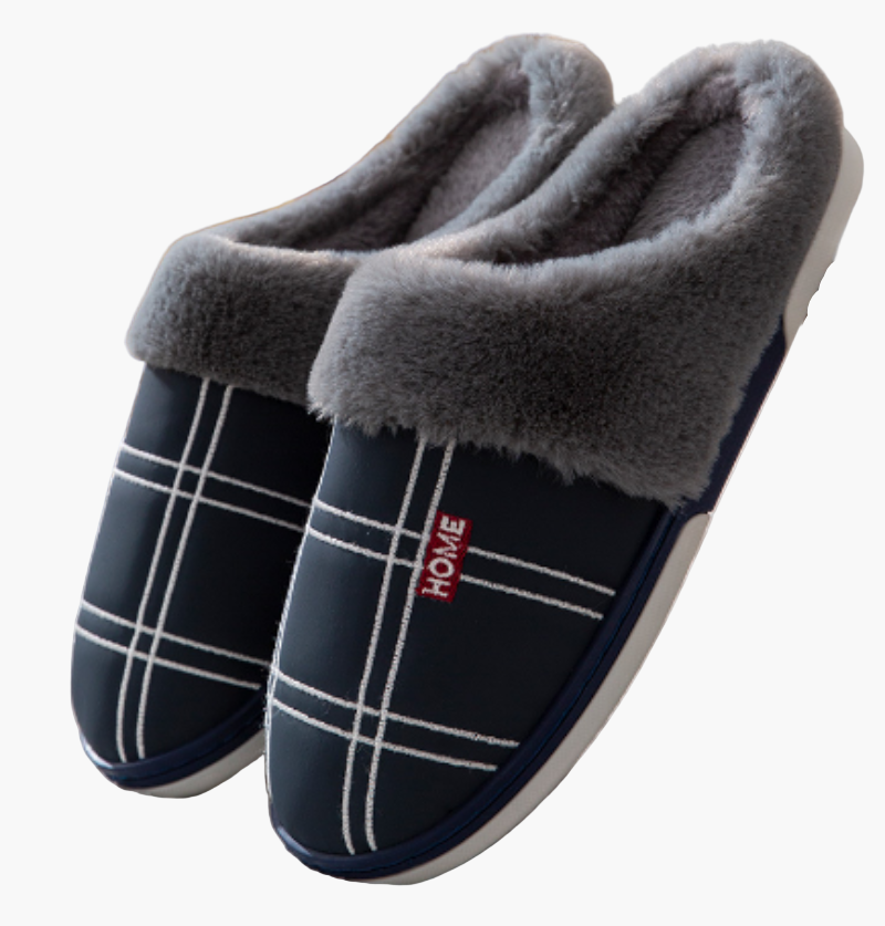 Herren Hausschuhe – Stilvolle Komfort-Pantoffeln für Zuhause mit Warmfutter und Antirutschsohle