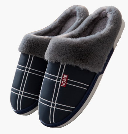 Herren Hausschuhe – Stilvolle Komfort-Pantoffeln für Zuhause mit Warmfutter und Antirutschsohle