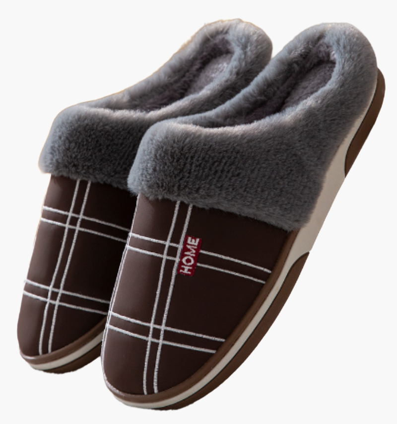 Herren Hausschuhe – Stilvolle Komfort-Pantoffeln für Zuhause mit Warmfutter und Antirutschsohle