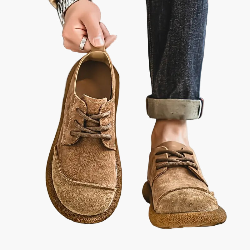 Herren Komfort-Schnürschuhe für Alltag und Business – Santiago Orthopädische Schuhe